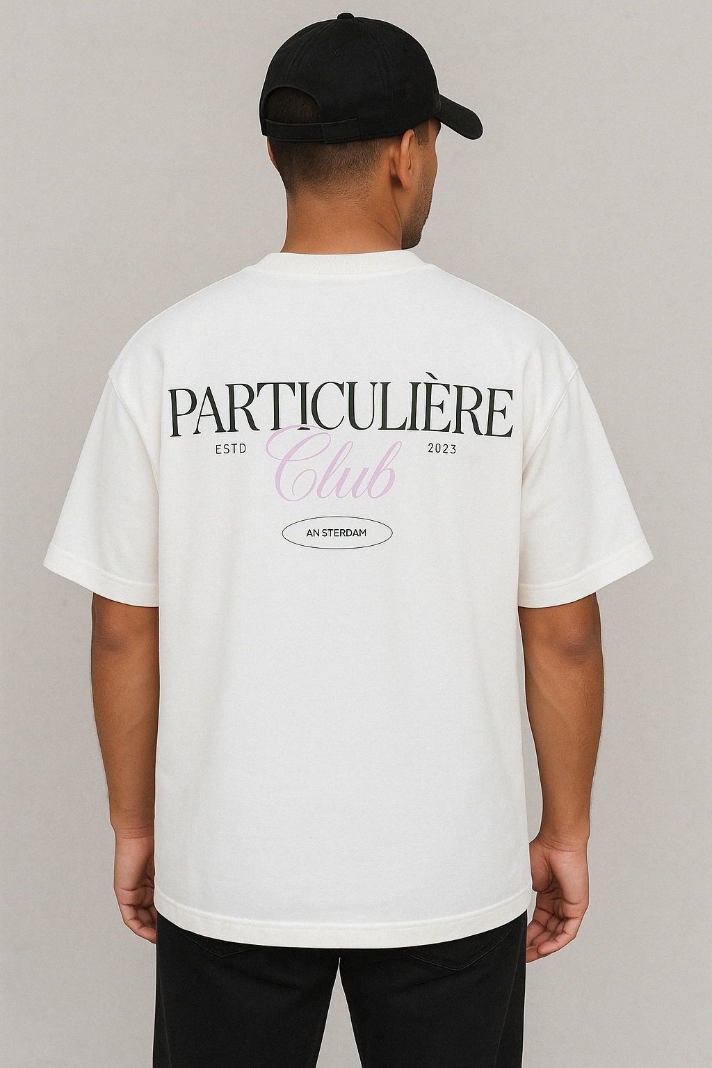 Oversized Tee “LP Signature” – Wit